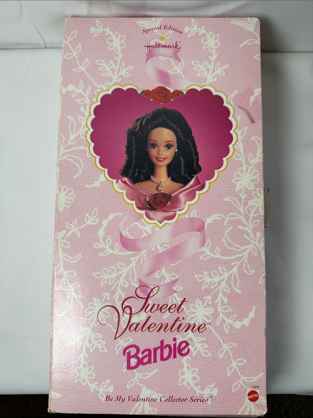 Hallmark Pink and White Sweet Valentine Barbie Collector Box
